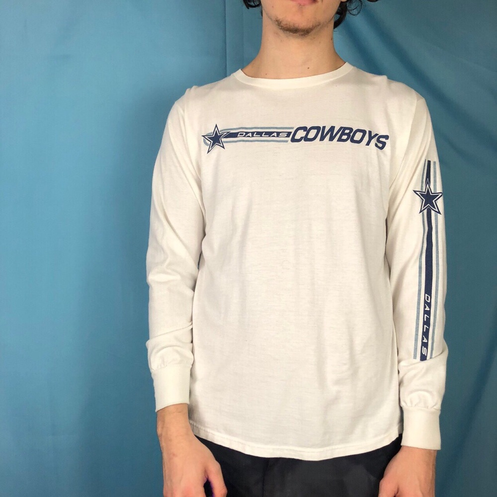 Dallas cowboys white vintage long sleeve tee